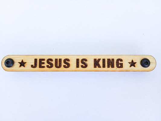 Jesus is King M-LOK Tag